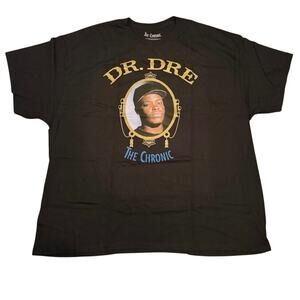 THE CHRONIC Dr Dre Black Tee Size XXXL New without Tag